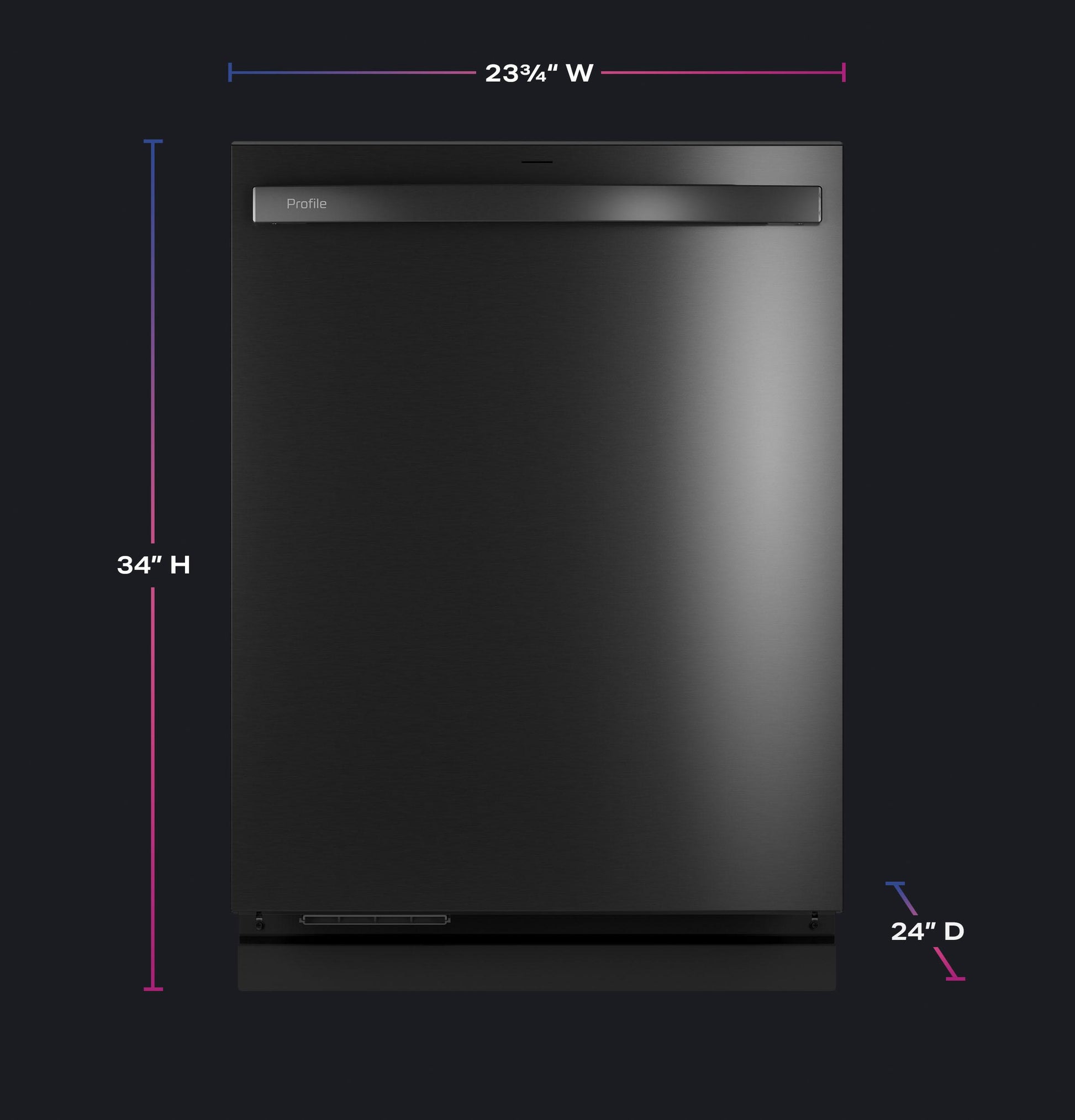 Ge Appliances PDT755SBVTS Ge Profile&#8482; Energy Star Smart Ultrafresh System Dishwasher With Microban&#8482; Antimicrobial Technology With Deep Clean Washing 3Rd Rack, 42 Dba