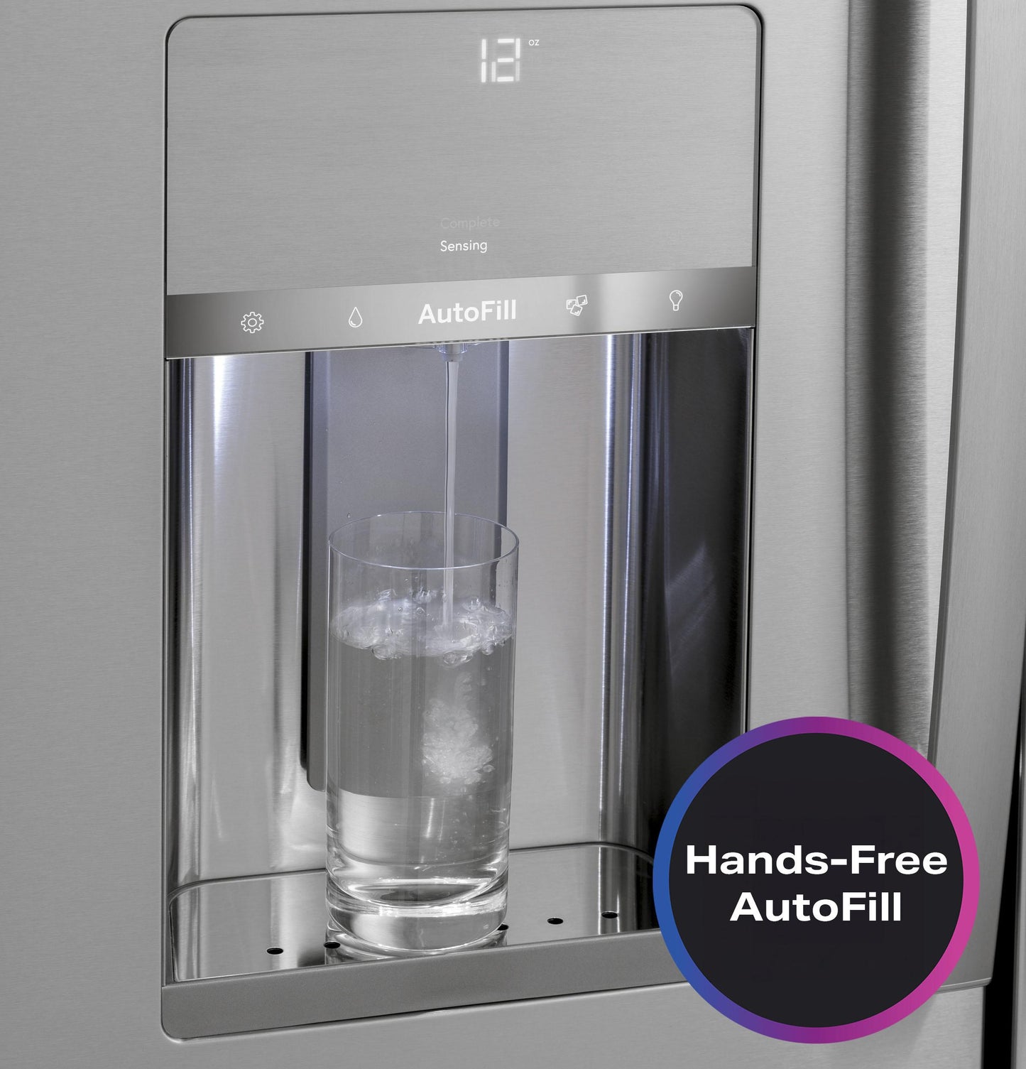 Ge Appliances PXD22BYPFS Ge Profile&#8482; 22.4 Cu. Ft. Smart Counter-Depth Fingerprint Resistant 4-Door French-Door Refrigerator With Door In Door