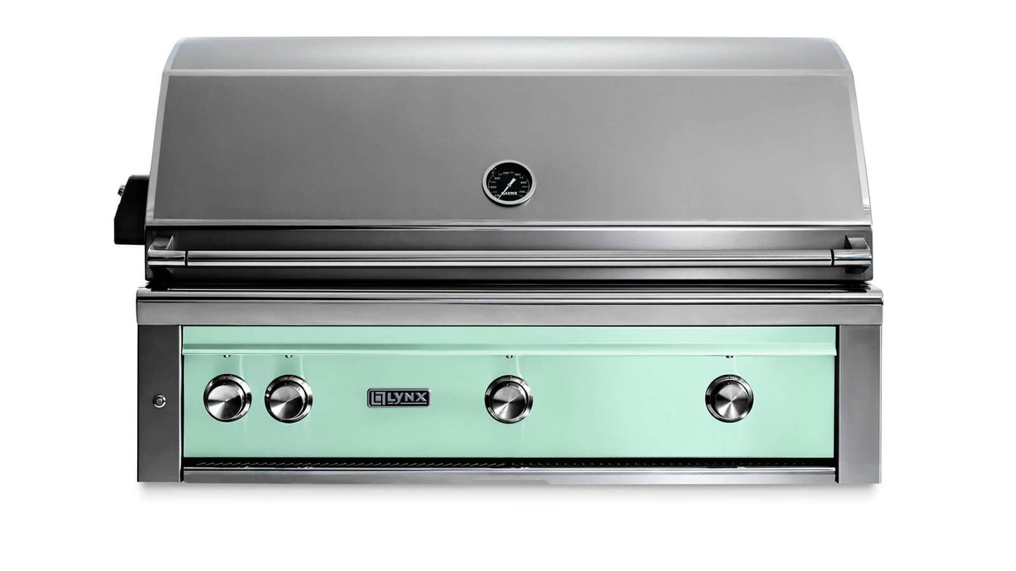 Lynx L42ATRSUNG 42" Built-In Grill - All Trident™ W/ Rotisserie - Surf