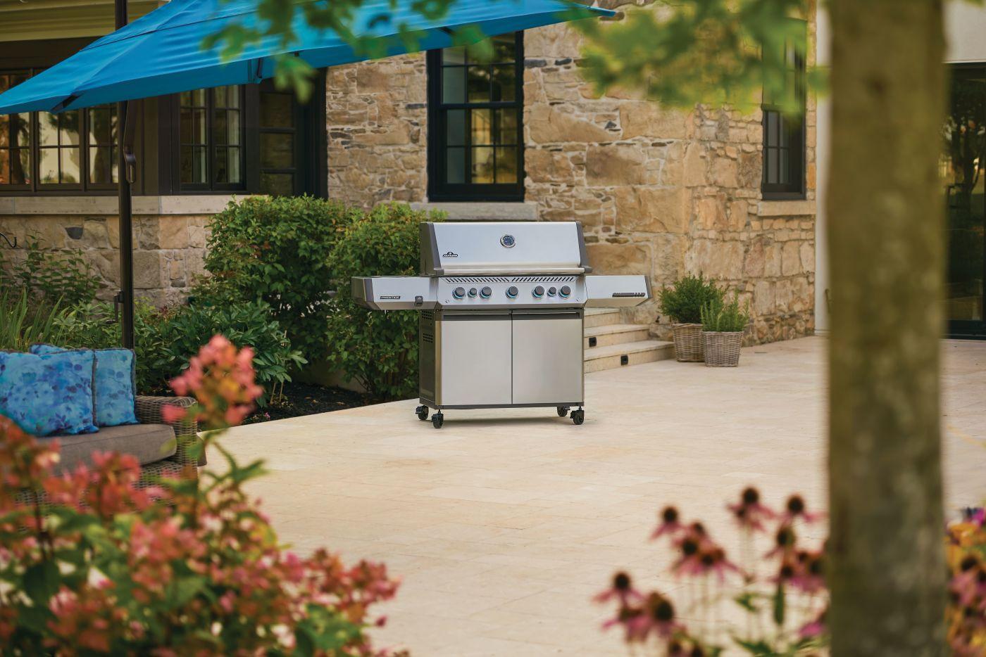Napoleon Bbq P665VRSIBPSS Prestige 665 Rsib With Infrared Side And Rear Burner , Propane, Stainless Steel