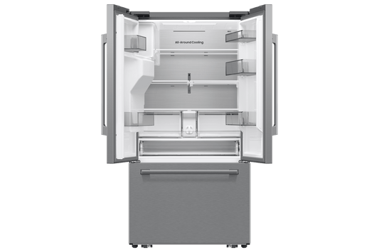 Samsung RF70H30HER Bespoke Ai 3-Door French Door Zero Clearance Fit Dual Auto Ice Maker 29 Cu. Ft.