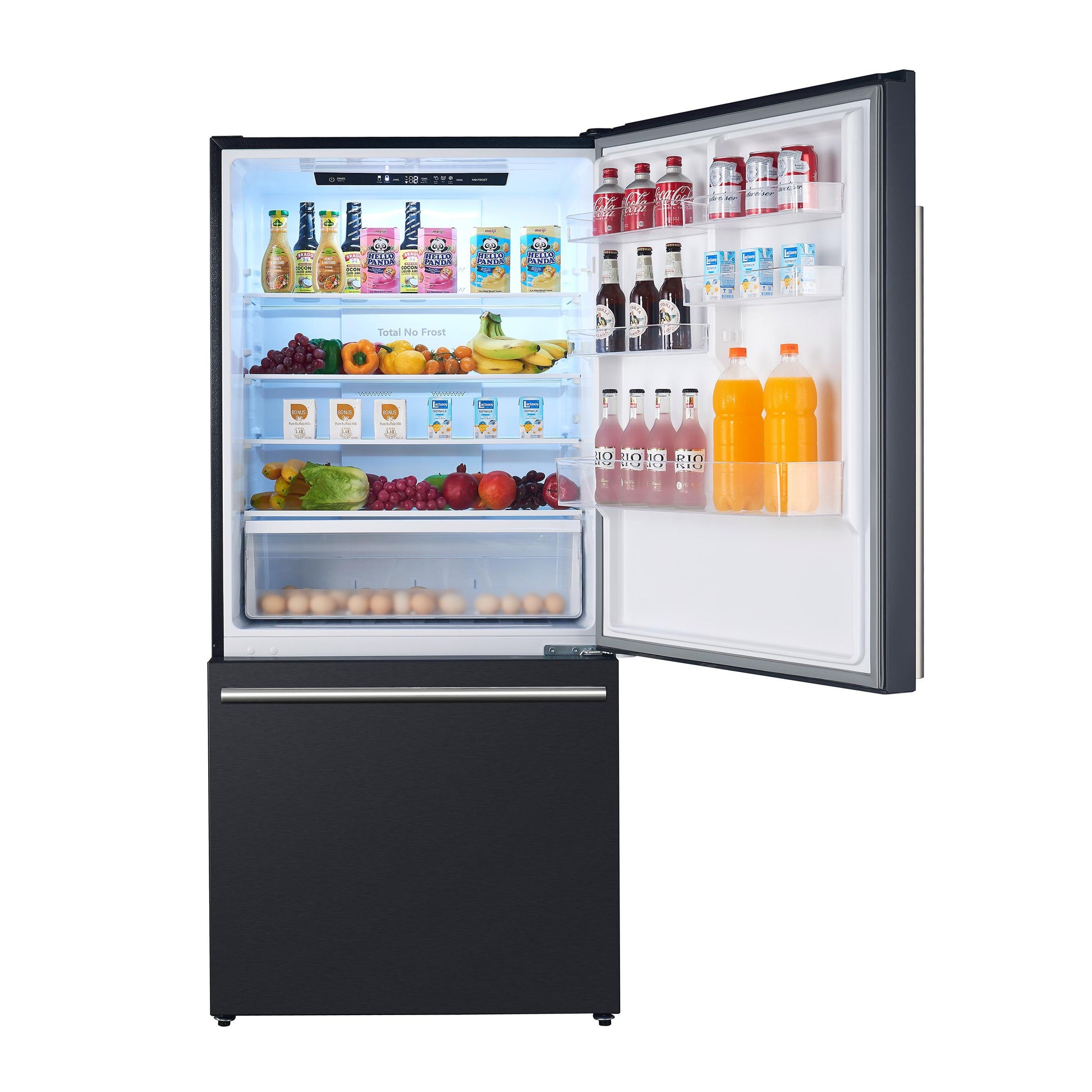 Forno FFFFD178531BLK Forno Milano Espresso 31-Inch Bottom Freezer Refrigerator, Black, 17.2 Cu.Ft Capacity, Energy Efficient
