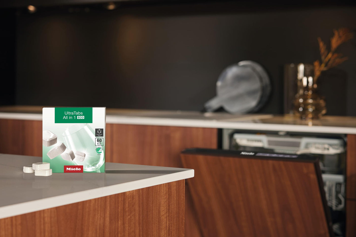 Miele GSCL0602TE Ultratabs All In 1 Eco, 60 Tabs - For Best Cleaning Results, Certified With Nordic Swan Ecolabel.