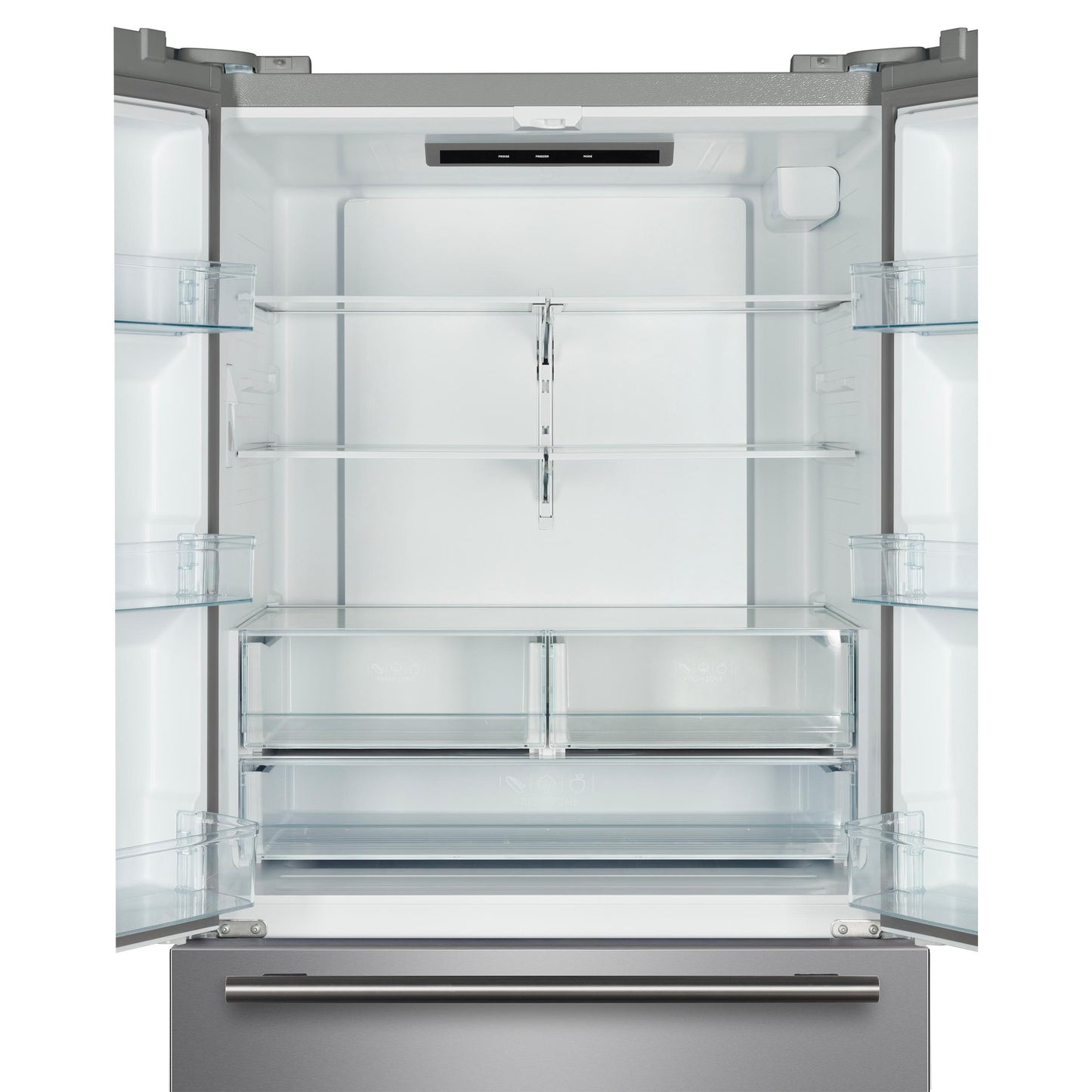 Forno FFFFD178336S Forno Rivello 36 Inch French Door Refrigerator In Stainless Steel, Internal Water Dispenser, Filtered Ice, Adjustable Shelves, Energy Star Certified