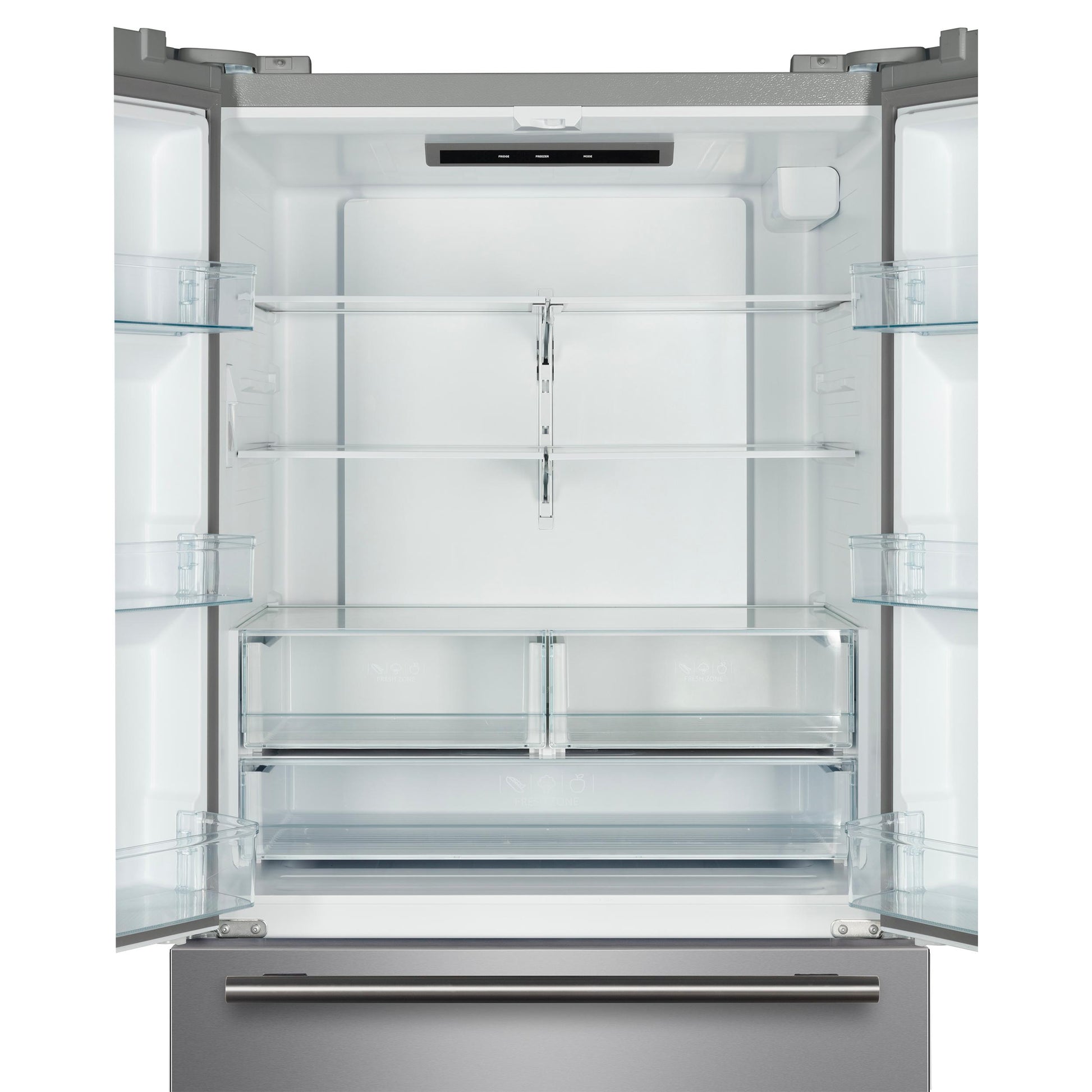 Forno FFFFD178336S Forno Rivello 36 Inch French Door Refrigerator In Stainless Steel, Internal Water Dispenser, Filtered Ice, Adjustable Shelves, Energy Star Certified