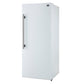 Forno FFFFD172228WHTRS Forno Maderno 28-Inch Convertible Freezer/Refrigerator In White With Antique Brass Handle, 13.6 Cu.Ft. Right Swing