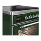 Ilve UMIB30NR3EGC Ilve Umib30Nr3Egc Majestic Iii 30 Inch Induction Range With 4 Elements, 4 Cu. Ft. Oven Capacity (Triple Glass Door, Emerald Green, Chrome)