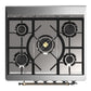 Ilve UM30NR3AWB Ilve Um30Nr3Awb Majestic Iii 30 Inch Dual Fuel Range With 5 Black Brass Burners, Dual Function Burner Up To 25,000 Btu (Natural Gas, Triple Glass Door, Antique White, Burnished)
