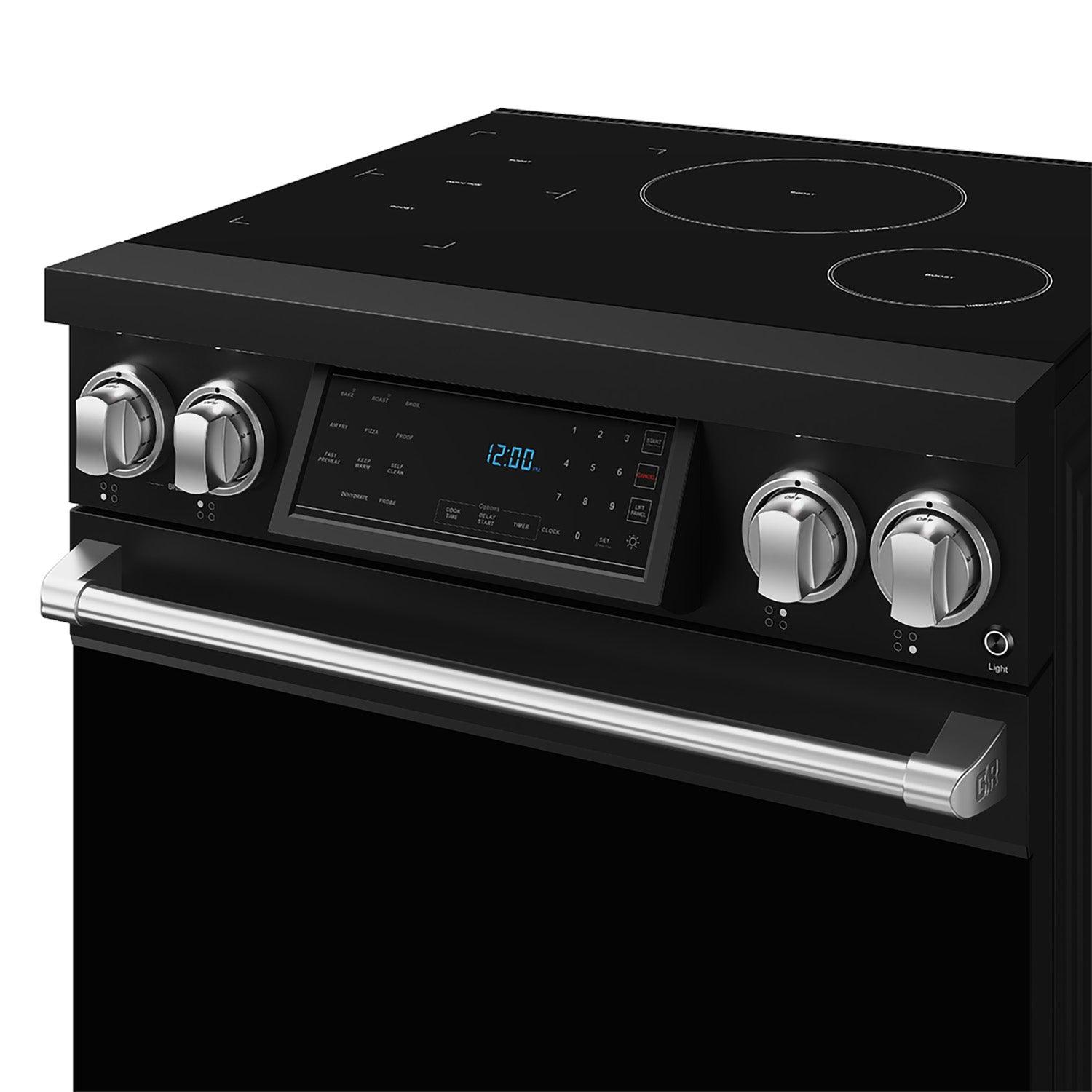 Thor Kitchen RSI30BSS 30 Inch Professional Induction Range With Tilt Panel Touch Control In Black And Stainless Steel Gordon Ramsay Series