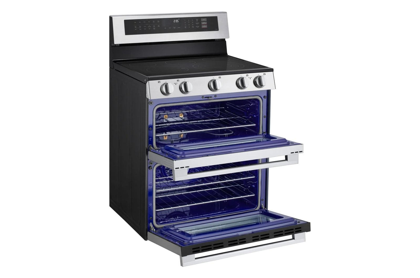 Lg LDEL7324YE 7.3 Cu. Ft. Smart Electric Double Oven Freestanding Range With Probake Convection®, Air Fry & Air Sous Vide