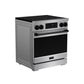Thor Kitchen RSI30BLK 30 Inch Professional Induction Range With Tilt Panel Touch Control In Stainless Steel And Black Gordon Ramsay Series