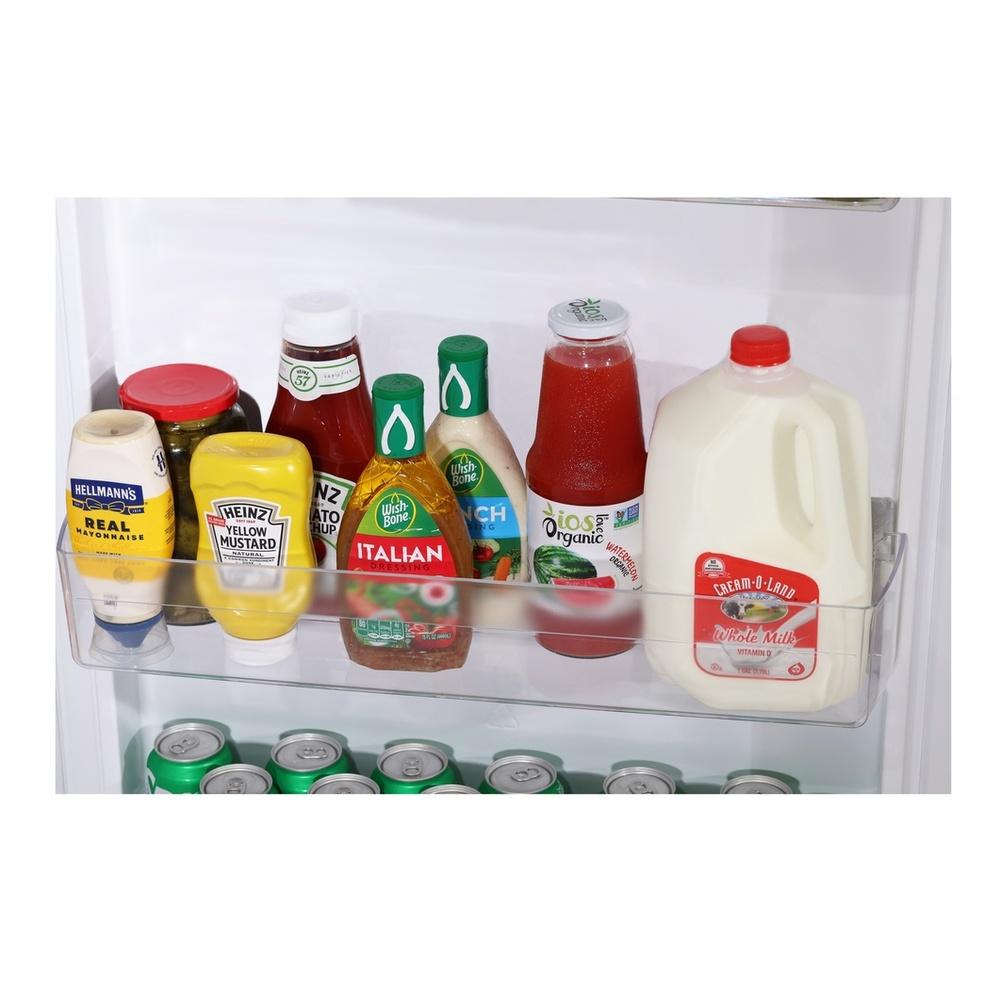 Verona VEFTF2817RWH Verona Veftf2817Rwh 28 Inch Top Freezer Refrigerator With 17.6 Cu. Ft. Total Capacity, Reversible Doors, Recessed Handle, Energy Star (White)