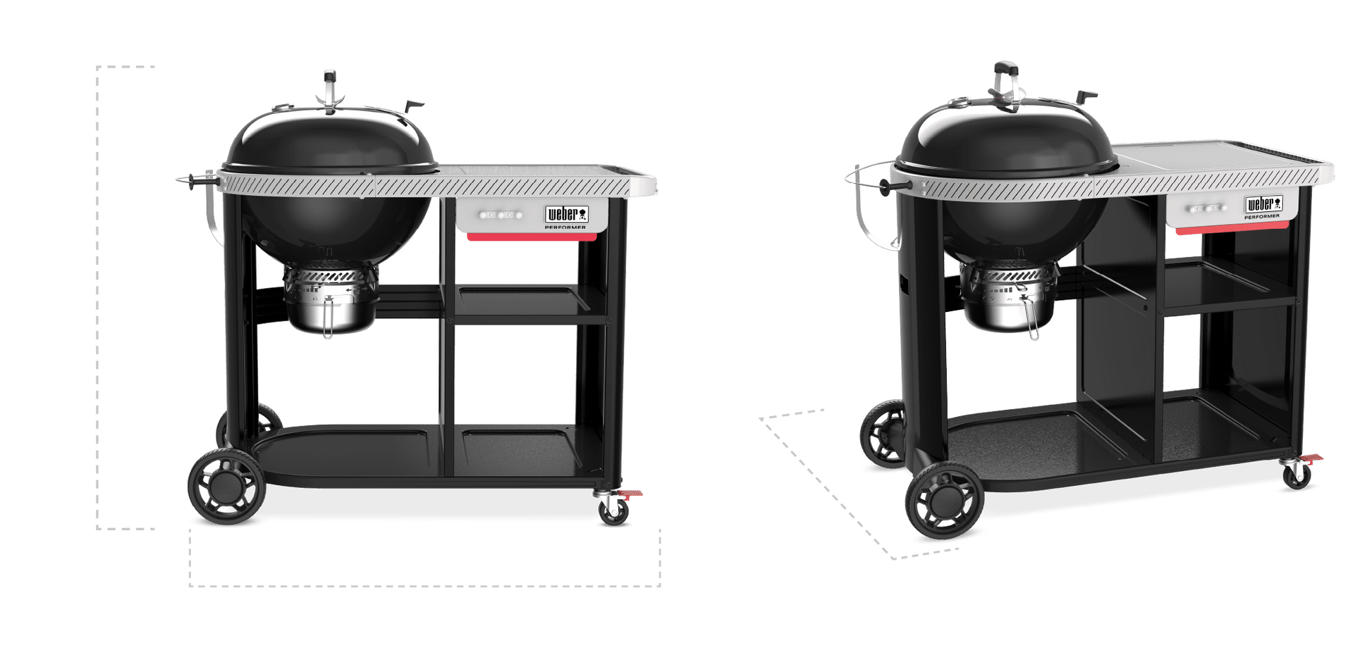Weber 1501825 22" Performer™ Premium Charcoal Grill - Black