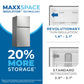 Avanti AVFF21DLJM0SS Avanti Maxxspace Insulation™ Technology Garage-Ready Frost-Free Ice Maker-Ready Refrigerator, 21 Cu. Ft., Energy Star, Stainless Steel Look (Avff21Dljm0Ss)