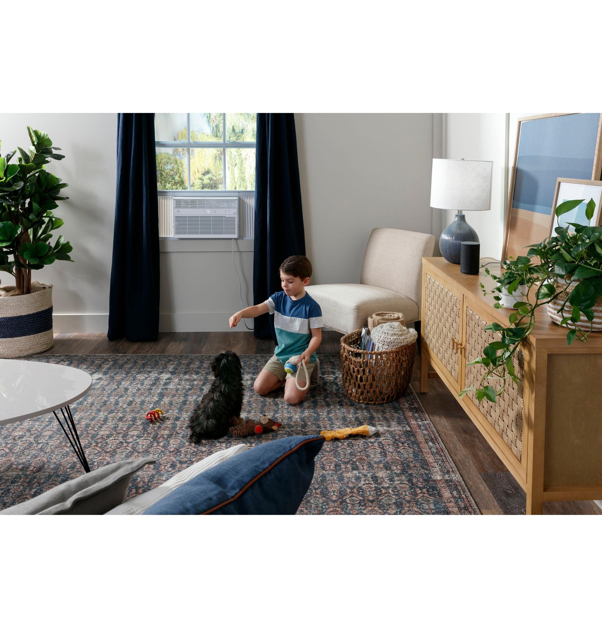 Ge Appliances AHEK14AC Ge® Energy Star® 14,000 Btu Smart Electronic Window Air Conditioner For Large Rooms Up To 700 Sq. Ft.
