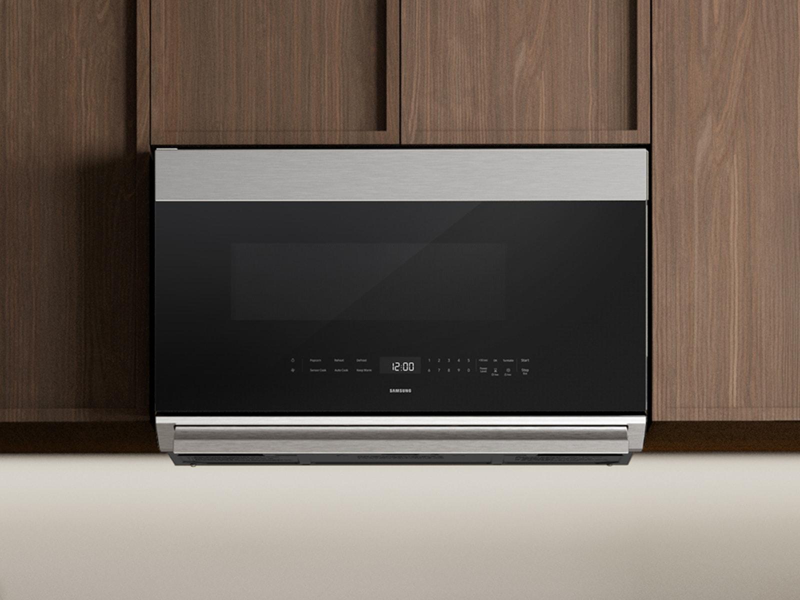 Samsung ME80H2160R Bespoke Over-The-Range Microwave Dualvent Technology Auto Connectivity 500 Cfm