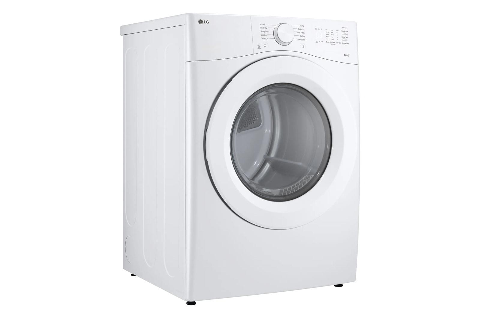 Lg DLE3420W 7.4 Cu. Ft. Ultra Large Capacity Smart Front Load Electric Dryer