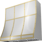 Zephyr BKDC14818ASG Duct Cover Banding Kit, 48In X 18In, Satin Gold
