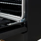 Forno FFSGS621936BLK Forno Antico 36-Inch Freestanding Gas Range, Black, Antique Brass Design, 6 Burners, Convection Oven, Energy Efficient