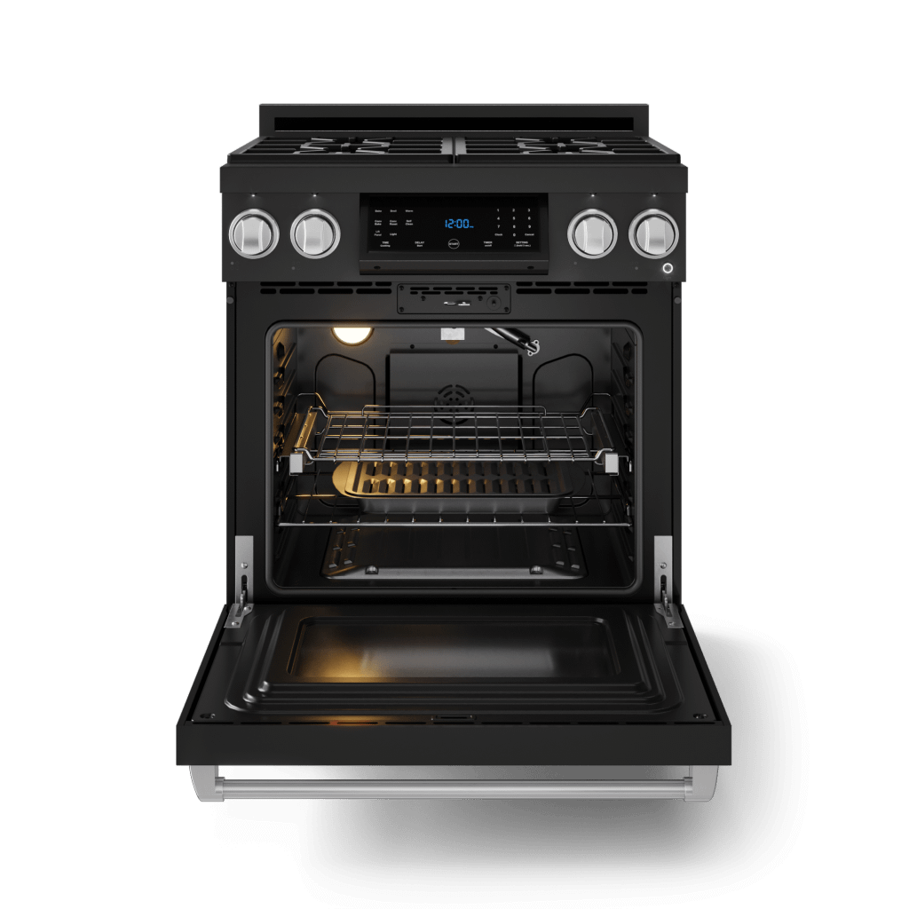 Thor Kitchen RSG30BLPSS 30 Inch Professional Lp Range With Tilt Panel Touch Control In Matte Black/Stainless Steel Gordon Ramsay Series - Rsg30Blp-Ss