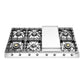 Ilve UHCP1265FNSSCLP Ilve Uhcp1265Fnssclp Nostalgie Ii 48 Inch Gas Cooktop With 8 Burners, Griddle, In Stainless Steel (Liquid Propane, Chrome)