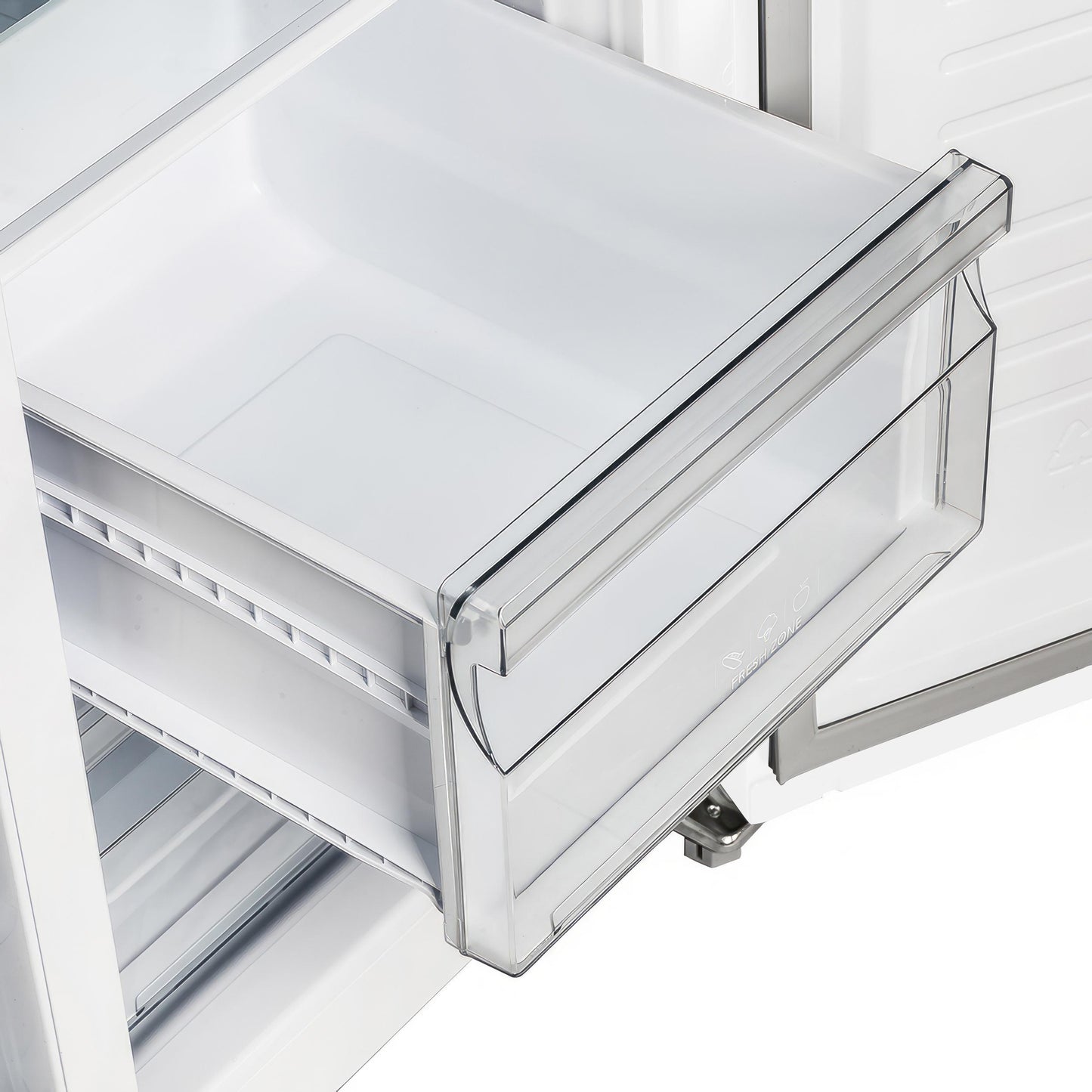 Forno FFRBI180533WHT Forno Salerno Espresso 33-Inch White Side-By-Side Refrigerator, 15.6 Cu. Ft., Energy-Efficient, No Frost, Modern Design