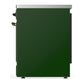 Ilve UMIB30QNR3EGB Ilve Umib30Qnr3Egb Majestic Iii 30 Inch Induction Range With 4 Elements, 4 Cu. Ft. Oven Capacity (Solid Door, Emerald Green, Burnished)