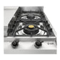 Ilve UHCP1265FNSSBLP Ilve Uhcp1265Fnssblp Nostalgie Ii 48 Inch Gas Cooktop With 8 Burners, Griddle, In Stainless Steel (Liquid Propane, Burnished)