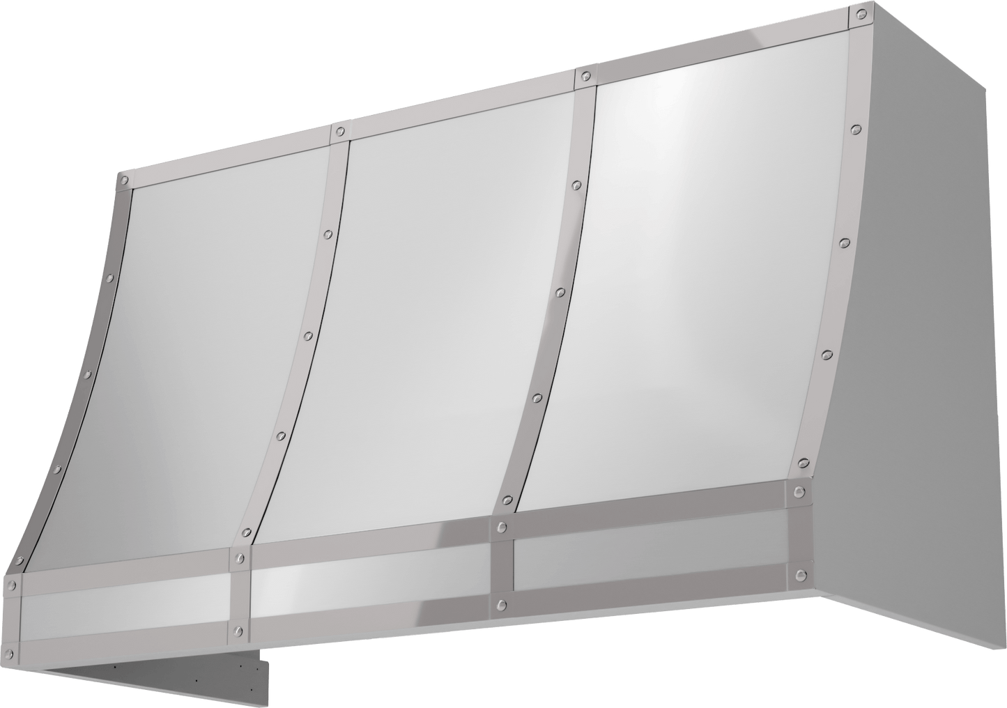 Zephyr CHFT48ASX Forte Wall Custom Hood, 48In, Ss, Body Only Insert Sold Separately