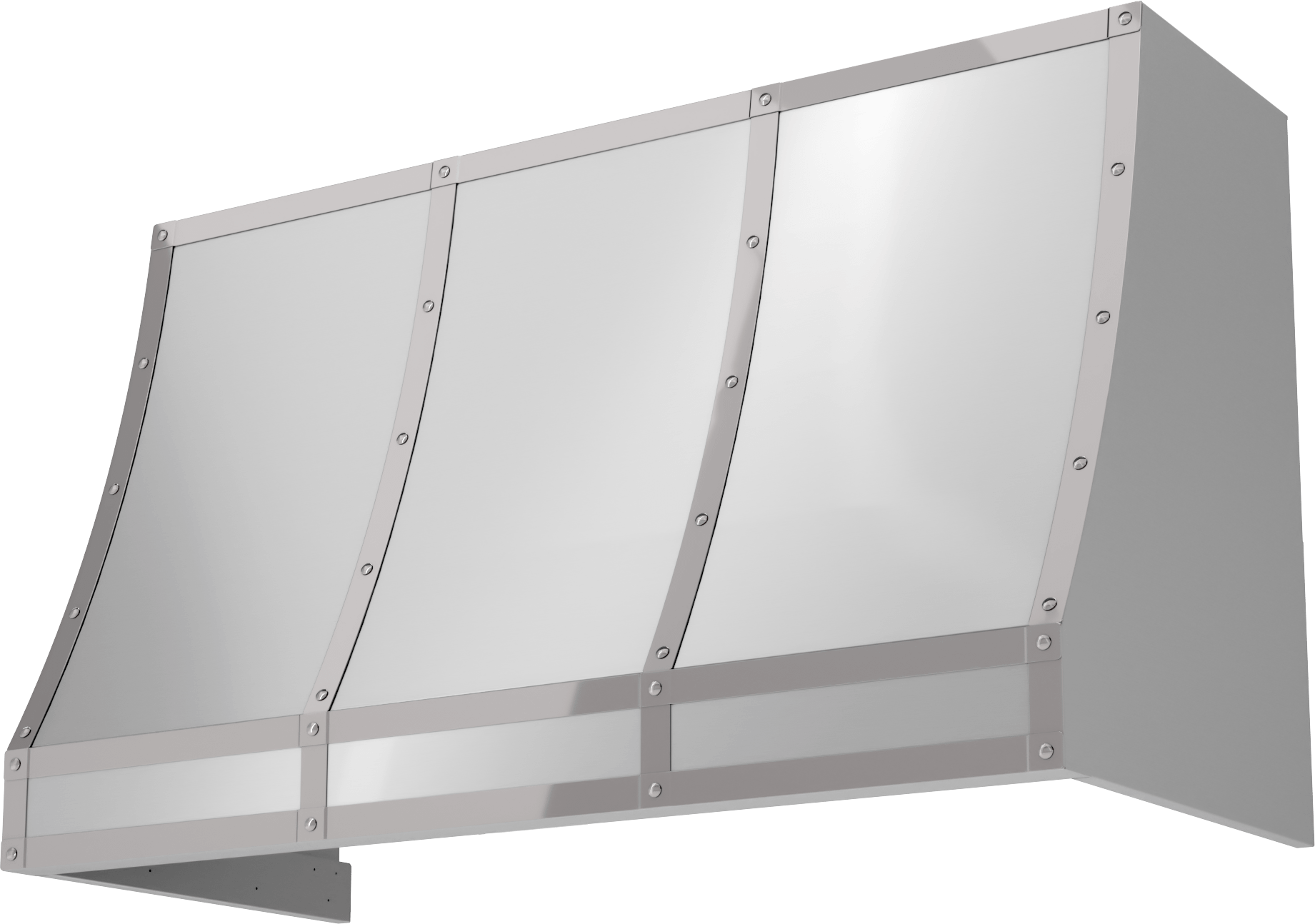 Zephyr CHFT48ASX Forte Wall Custom Hood, 48In, Ss, Body Only Insert Sold Separately