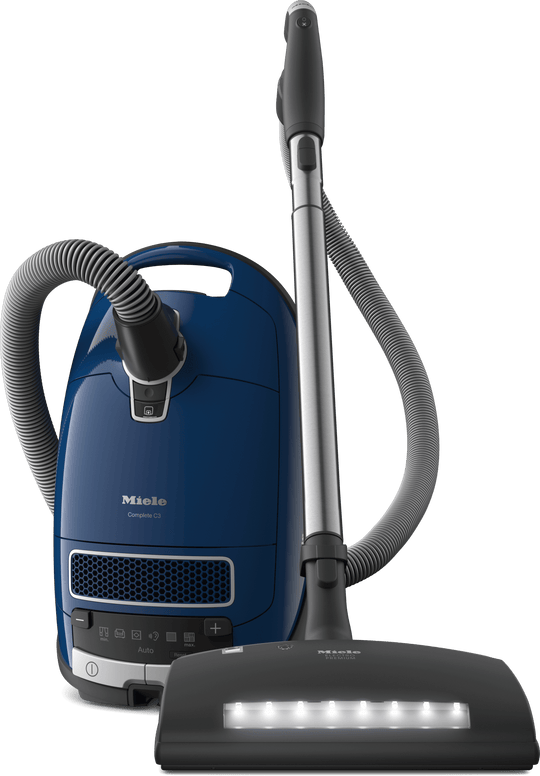 Miele COMPLETE C3 MARIN POWERLINE SGJE0 Complete C3 Marin Powerline - Sgje0 Marine Blue - Canister Vacuum Cleaners With Electrobrush For Thorough Cleaning Of Heavy-Duty Carpeting.