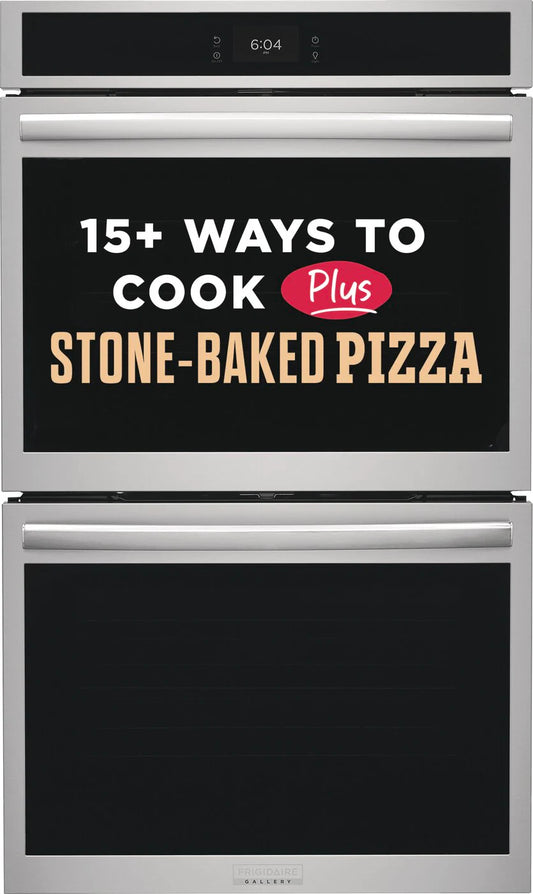 Frigidaire GCWD3070AF 30" Double Electric Wall Oven With Stone-Baked Pizza
