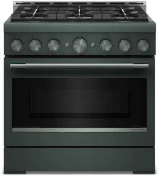 Kitchenaid KFGS936SJP Kitchenaid® 36-Inch 6 Burner Commercial-Style Gas Range With No Preheat Air Fry Mode