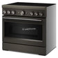 Kitchenaid KFIS936SBE 36-Inch 6-Element Induction Freestanding Commercial-Style Range With Air Fry