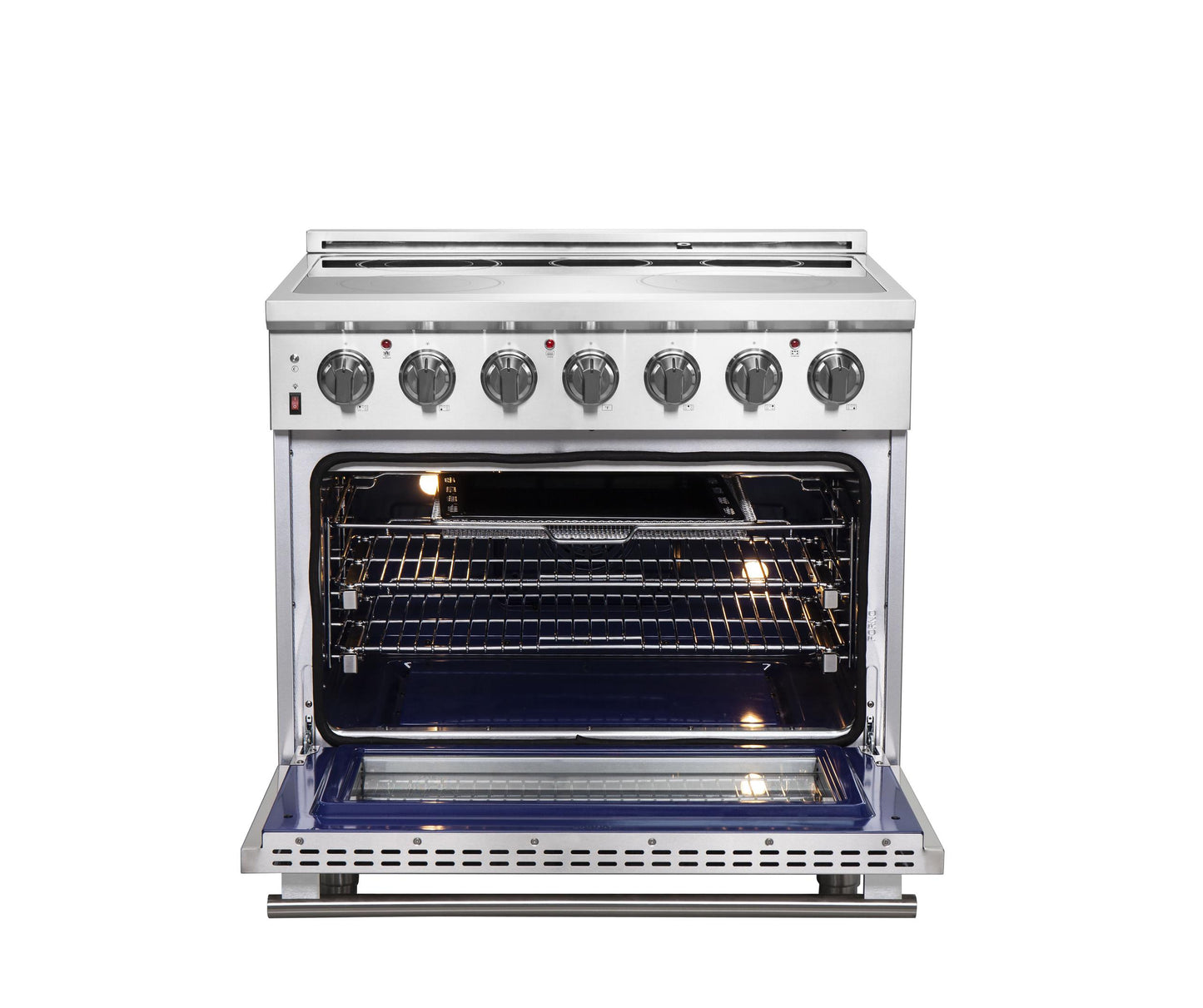 Forno FFSEL602036 Forno Massimo 36" Freestanding Chef _X000D_ Door Electric Range