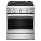 Kitchenaid KFGS930SSS Kitchenaid® 30-Inch 4 Burner Commercial-Style Gas Range With No Preheat Air Fry Mode