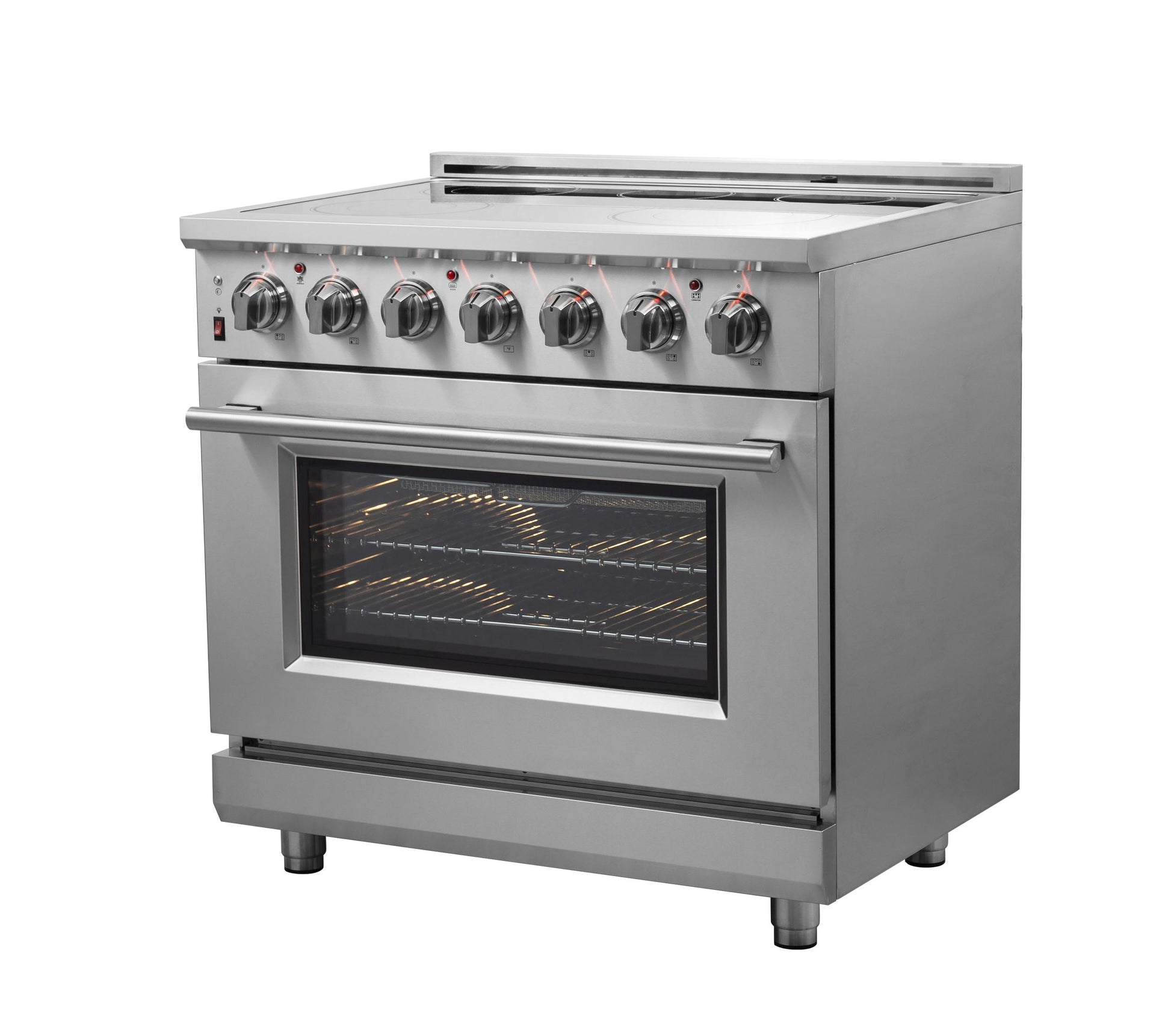 Forno FFSEL602036 Forno Massimo 36" Freestanding Chef _X000D_ Door Electric Range