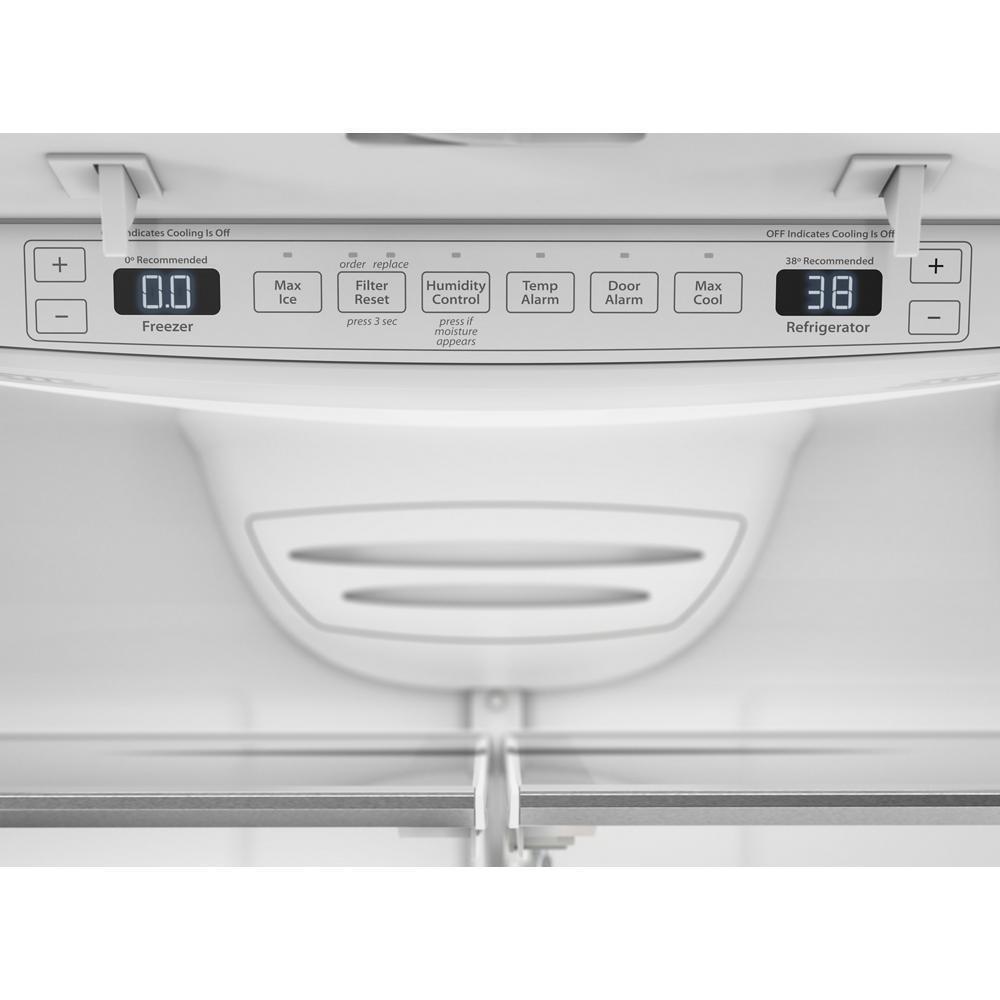 Kitchenaid KRFC136RWH 20 Cu. Ft. 36-Inch Width Counter-Depth French Door Refrigerator With Interior Dispense