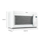 Whirlpool WMMS3130RW 30 W 1.7 Cu. Ft Over The Range Microwave With 1000-Watts Cooking Power