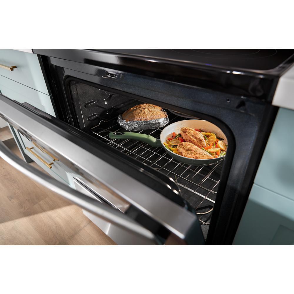 Whirlpool WFES3030RW 30-Inch Electric Range With No Preheat Mode