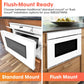 Sharp SMD2479MW Sharp 24 In. 1.2 Cu. Ft. Deco Series Built-In Smart Microwave Drawer™ Oven With Easy Wave Open In White