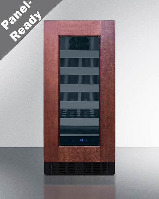 Summit ASDW1522PNRLHD 15" Wide Built-In Wine Cellar, Ada Compliant (Panel Not Included)