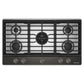 Kitchenaid KCGK736SBE Kitchenaid® 36 In. Gas Cooktop With 5 Burners And Integrated Wok Grate