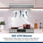 Sharp SHN3033MS 30 In. Convertible Under Cabinet Range Hood In Stainless Steel With Included Grease Filters