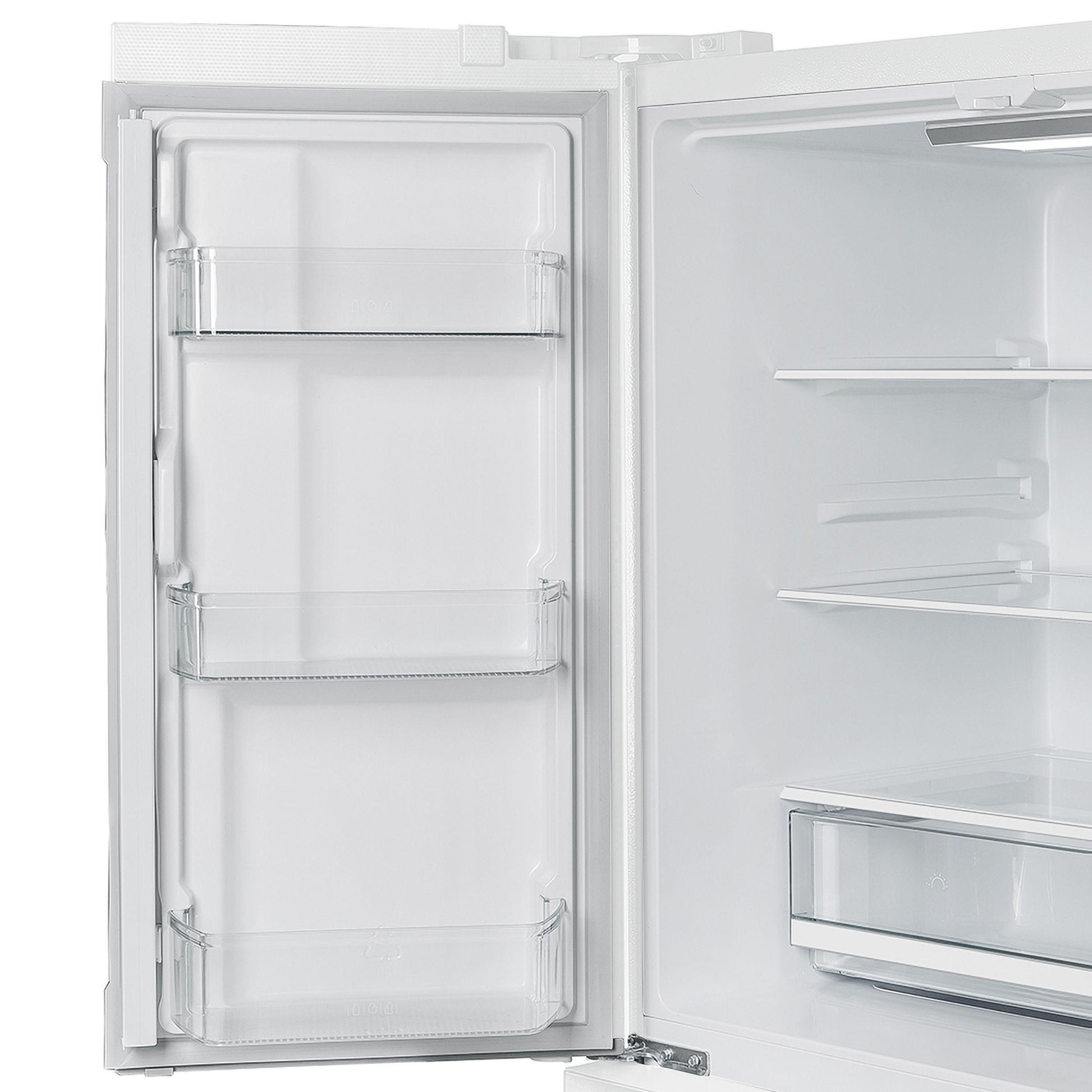 Forno FFRBI182036WHT Espresso Moena 36-Inch French Door Refrigerator In White, 19.2 Cu.Ft