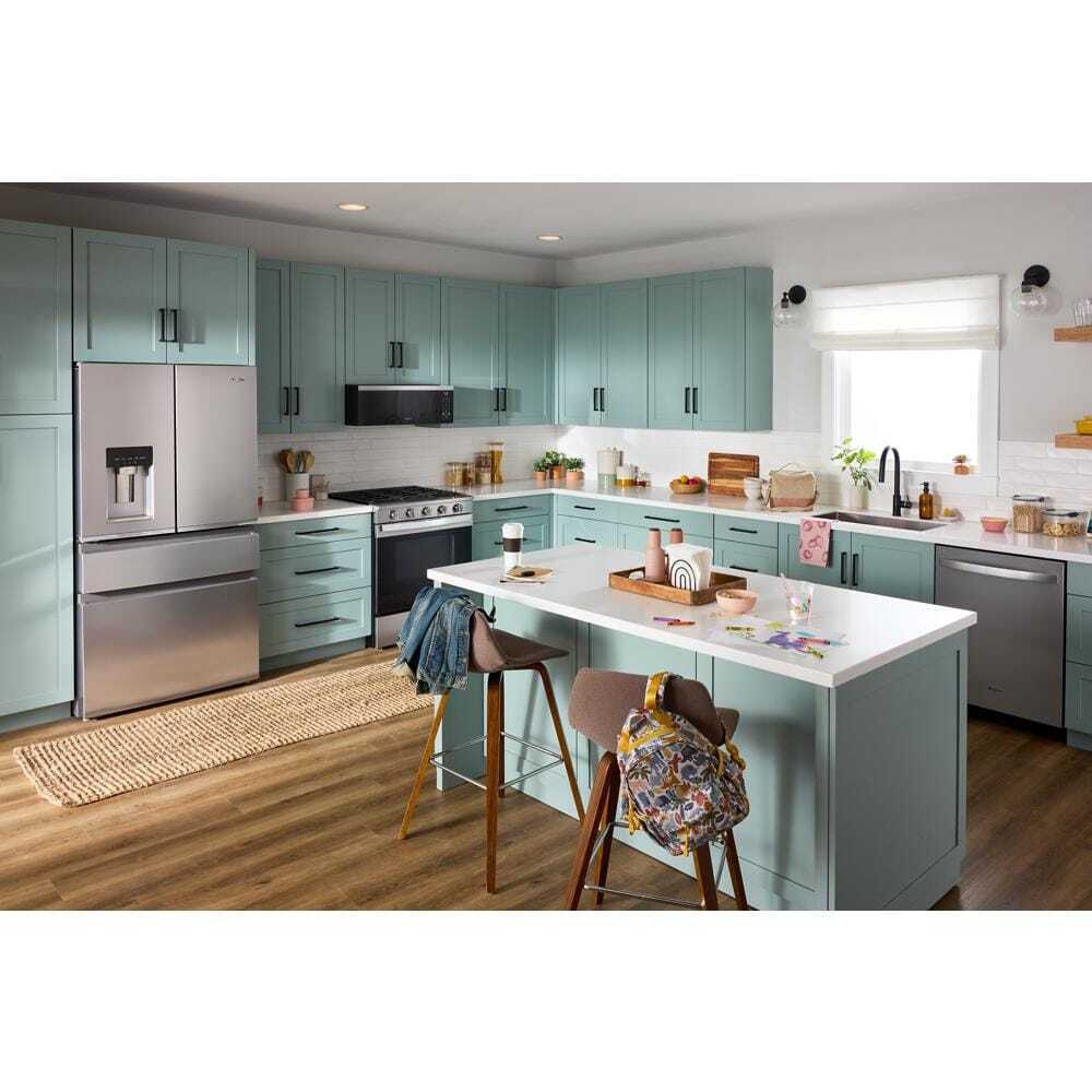 Whirlpool WRMC5036RV 36-Inch Wide True Counter Depth 4-Door French Door Refrigerator - 22 Cu. Ft.