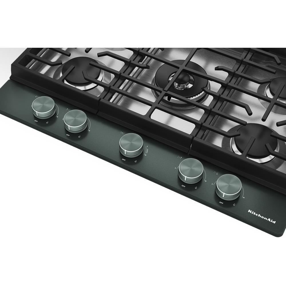 Kitchenaid KCGK530SJP Kitchenaid® 30 In. Gas Cooktop With 5 Burners And Integrated Wok Grate