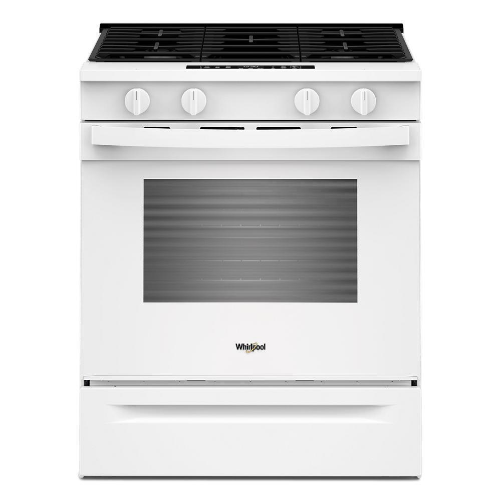 Whirlpool WSGS3330TW 30-Inch Gas Range With No Preheat Mode And Slow Cook