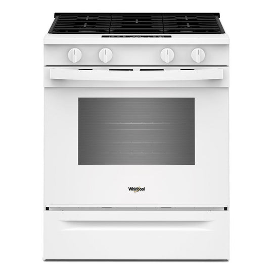Whirlpool WSGS3330TW 30-Inch Gas Range With No Preheat Mode And Slow Cook