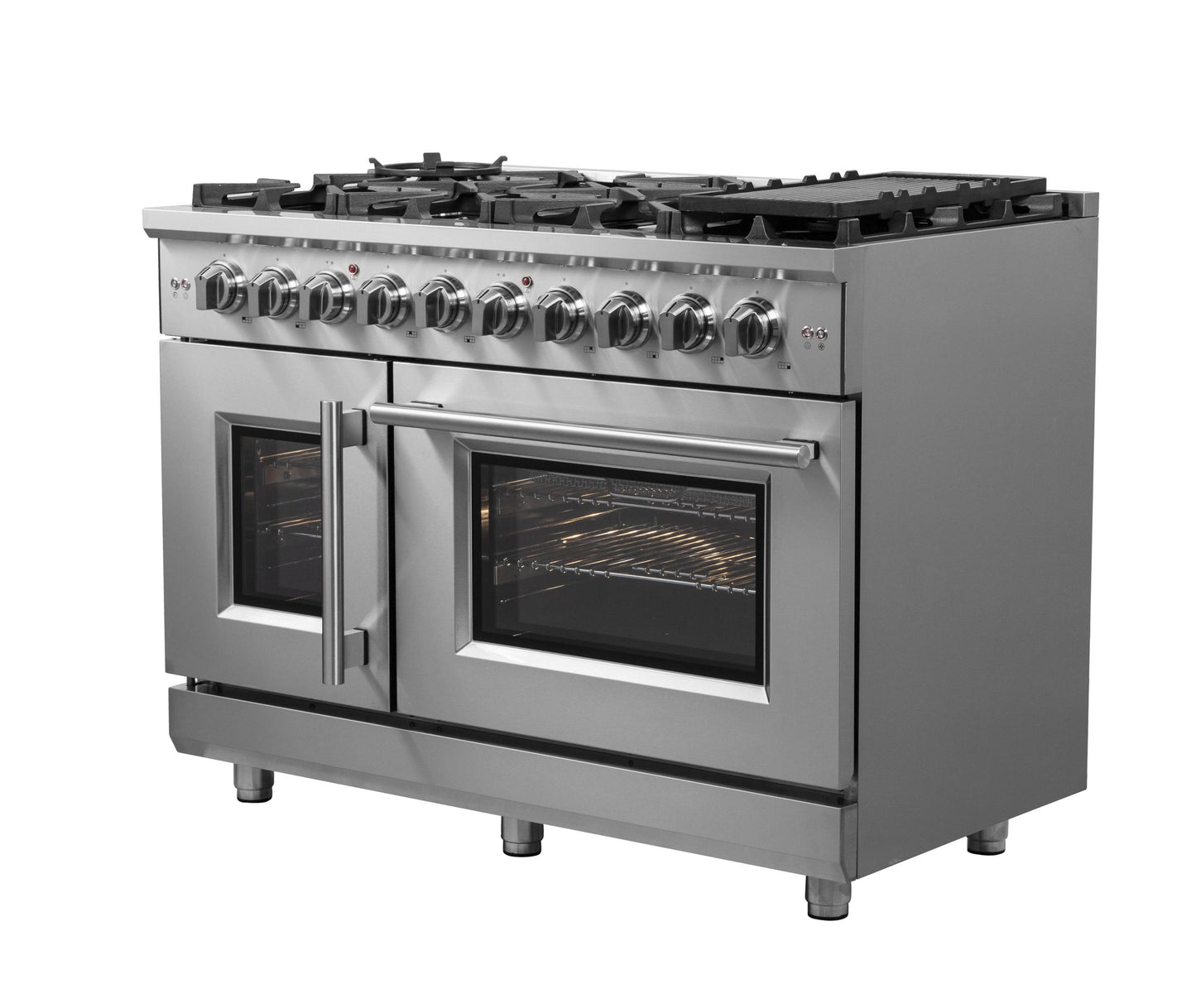 Forno FFSGS643948 Forno Massimo 48" Freestanding French Door Gas Convection Range
